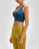 Fashion New Shockproof Running High-Strength Beautiful Back Sports Underwear Solid Color 4-12