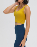 Fashion New Shockproof Running High-Strength Beautiful Back Sports Underwear Solid Color 4-12