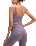 Fashion New Shockproof Running High-Strength Beautiful Back Sports Underwear Solid Color 4-12