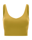 Fashion New Shockproof Running High-Strength Beautiful Back Sports Underwear Solid Color 4-12
