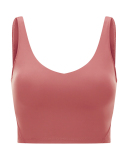 Fashion New Shockproof Running High-Strength Beautiful Back Sports Underwear Solid Color 4-12