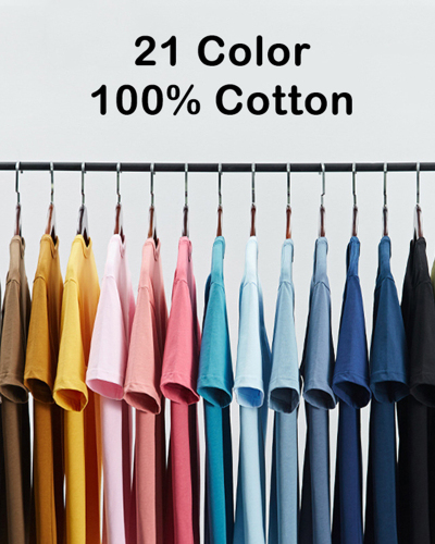 21 Color Summer 100%Cotton Solid T Shirts Women O Neck Short Sleeve All Match Tee Tops New Plus Size