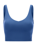 Fashion New Shockproof Running High-Strength Beautiful Back Sports Underwear Solid Color 4-12