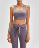 Fashion New Shockproof Running High-Strength Beautiful Back Sports Underwear Solid Color 4-12