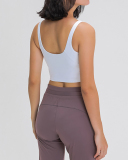 Fashion New Shockproof Running High-Strength Beautiful Back Sports Underwear Solid Color 4-12