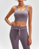Fashion New Shockproof Running High-Strength Beautiful Back Sports Underwear Solid Color 4-12