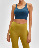 Fashion New Shockproof Running High-Strength Beautiful Back Sports Underwear Solid Color 4-12