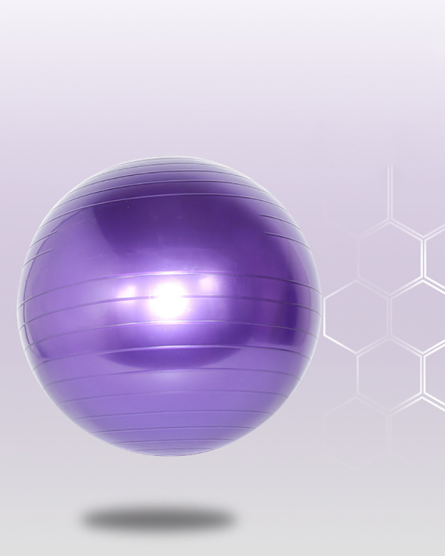 Pvc Yoga Ball (With Pump)