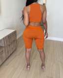 Women's Fashion New Sports Vest Yoga Two-Piece Solid Color S-XL