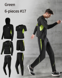 5 Pcs/Set Men's Compression Sportswear Suits Quick Dry Plus Size
