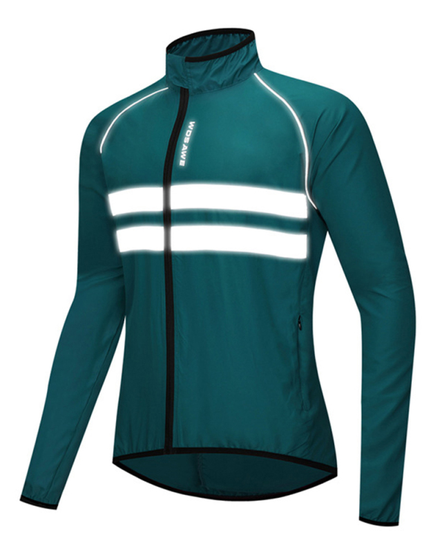 Ultralight Windproof Cycling Jackets Hooded Men Riding Waterproof Cycle Clothing Bike Long Sleeve Jerseys Reflective Wind Coat
