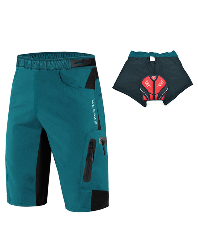 Summer Men's Cycling Shorts Mountain Bike Downhill Shorts Loose Outdoor Sports Riding Road MTB Bicycle Short Trousers