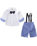 Gentleman Boys Spring Shirt Strap Set