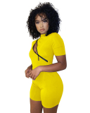 Tight Solid Color Unique Women Jumpsuit Romper S-XXL