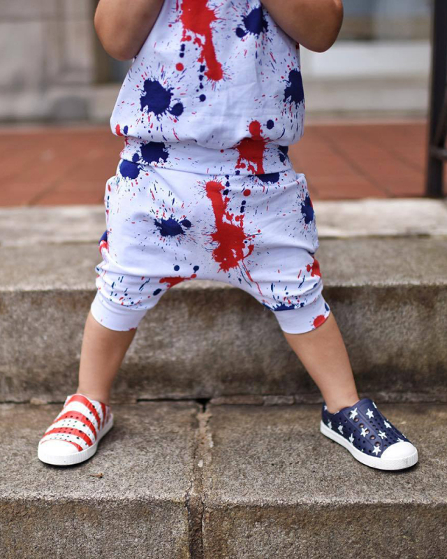 Children's Pullover Tie-Dye Sleeveless Hooded Two-Piece Set
