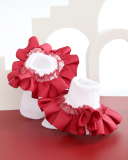Girls Princess Style Kids Baby Lace Side Short Socks