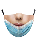 Funny Face Cotton Masks