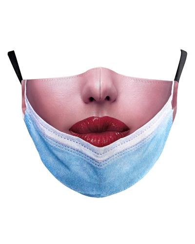 Funny Face Cotton Masks