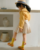 Cute Baby Kids Bow Colorblock Short Socks S-L