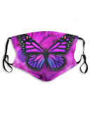 Winter Butterfly Printed Cotton Warm and Dustproof Washing Cloth Masks