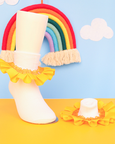 Girls Princess Style Kids Baby Lace Side Short Socks