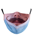 Funny Face Cotton Masks