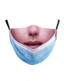 Funny Face Cotton Masks
