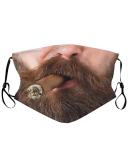 Funny Face Cotton Masks