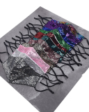 Sequin Masks Thin Section Breathable Colorful Dust-Proof with Filter Insert