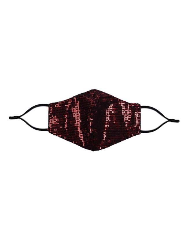 Sequin Masks Thin Section Breathable Colorful Dust-Proof with Filter Insert