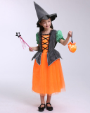 Children's Anime Costumes Witch Cosplay Halloween Costumes