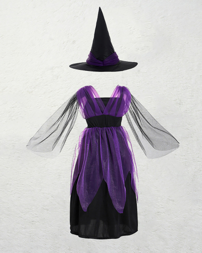 Children's Anime Costumes Witch Cosplay Halloween Costumes