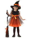 Children's Anime Costumes Witch Cosplay Halloween Costumes