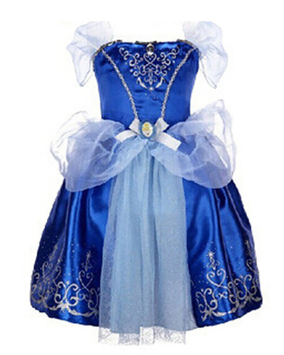 New Cinderella Short Sleeve Children's Dress