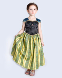 Summer Frozen Girls Anna Slim Halloween Princess Dress