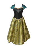 Summer Frozen Girls Anna Slim Halloween Princess Dress