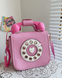 Female Fashion Creative Gradient Color Funny Simulation Phone Messenger Bag