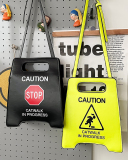 Female Fashion Creative Spoof Stop Sign Forbidden to Drive PU Messenger Bag