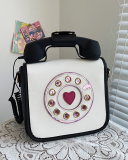 Female Fashion Creative Gradient Color Funny Simulation Phone Messenger Bag