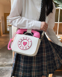 Female Fashion Creative Gradient Color Funny Simulation Phone Messenger Bag