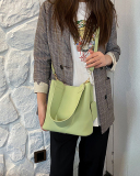 New Fashion One-Shoulder Simple Portable Messenger Large-Capacity Retro Bucket Bag