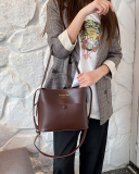 Spring and Summer New Fashion Bucket Bag Retro Messenger Shoulder Bag