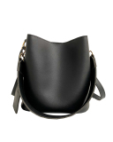 New Fashion One-Shoulder Simple Portable Messenger Large-Capacity Retro Bucket Bag