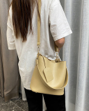 New Fashion One-Shoulder Simple Portable Messenger Large-Capacity Retro Bucket Bag