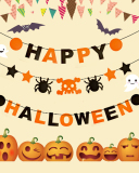 Halloween Balloon Set Halloween Letters Banner Bat Pumpkin Aluminum Film Balloon Decoration