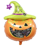 Halloween Balloon Set Halloween Letters Banner Bat Pumpkin Aluminum Film Balloon Decoration