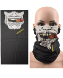 Wholesale Seamless Headscarf Halloween Skull and Clown Pattern Face Mask Outdoor Riding Collar