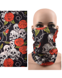 Wholesale Seamless Headscarf Halloween Skull and Clown Pattern Face Mask Outdoor Riding Collar