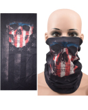 Wholesale Seamless Headscarf Halloween Skull and Clown Pattern Face Mask Outdoor Riding Collar