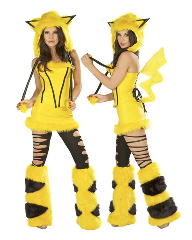 Pikachu And Penguin Costum Halloween Sexy Costume